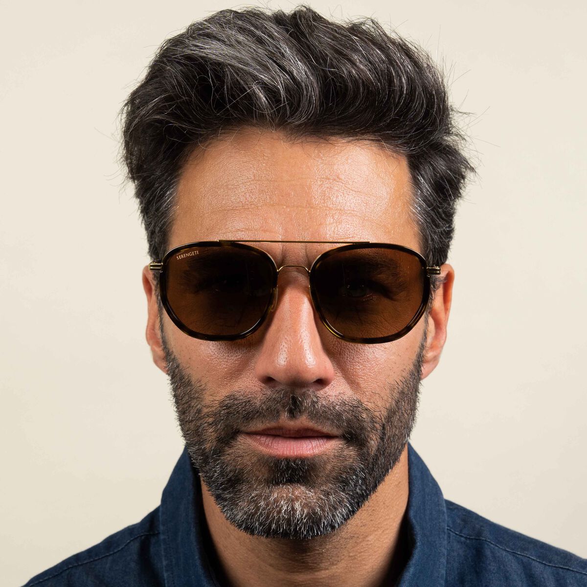 BORON, Dark Turtoise Acetate with Bold Gold Metal-Mineral Polarized Drivers Gold Cat 3 to 3, hi-res image number null